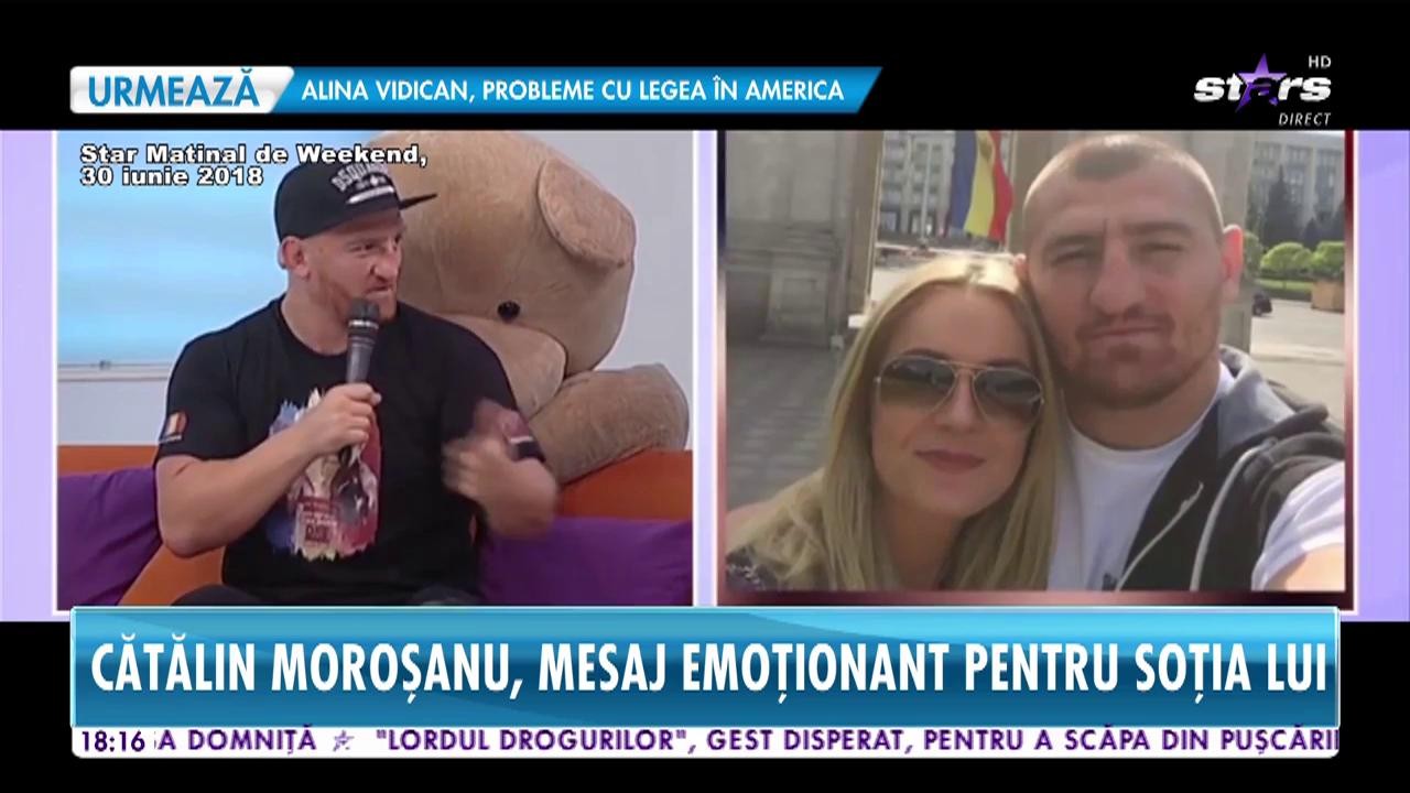 Cătălin Moroșanu, mesaj emoționant pentru soția lui
