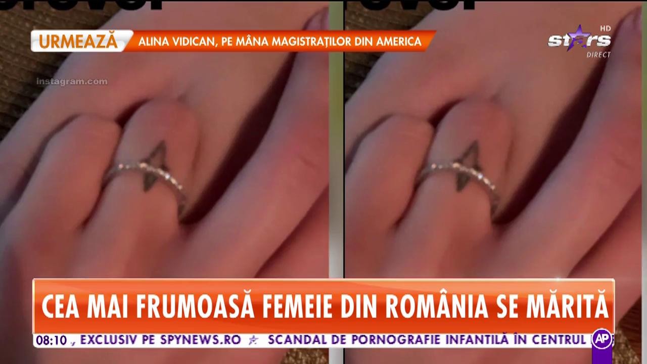 Cea mai frumoasă femeie din Rom&acirc;nia se mărită