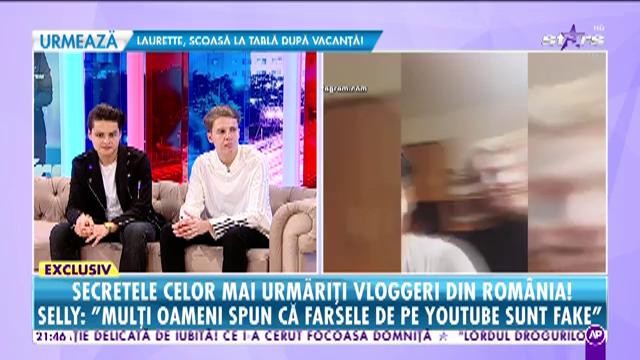 Selly și Gami le răspund fanilor de pe Youtube din platoul Răi da Buni