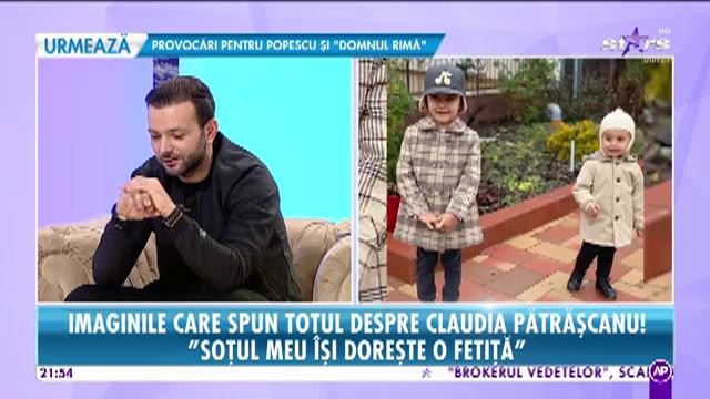 Claudia Pătrășcanu: ”Băieții mei sunt foarte mănoși și dependenți de mine. Soțul meu îmi spune zilnic să mai facem un copil”