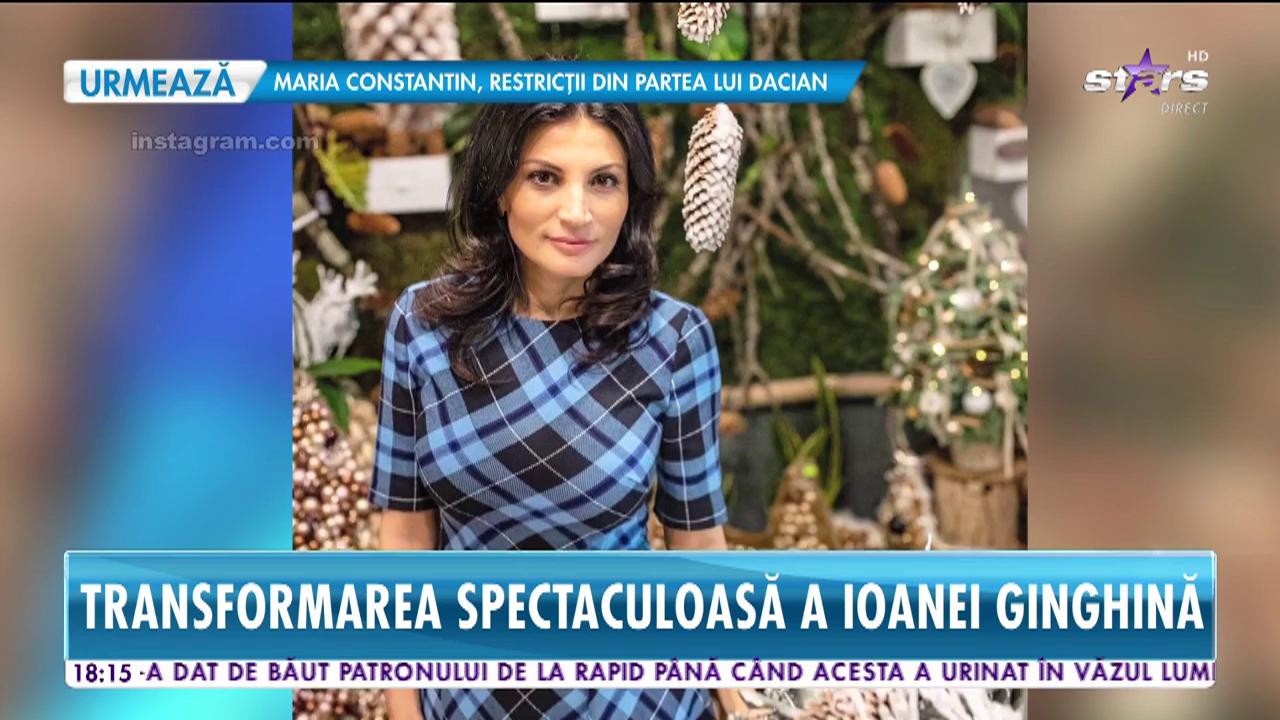 Transformarea spectaculoasă a Ioanei Ginghină