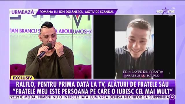 Ralflo, pentru prima dată la TV, alături de fratele său: ”Mi-aș da viața pentru el”