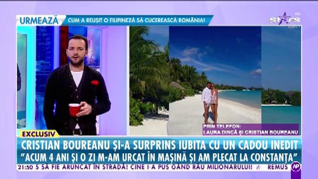 Cristian Boureanu și-a surprins iubita cu un cadou inedit în ziua aniversării