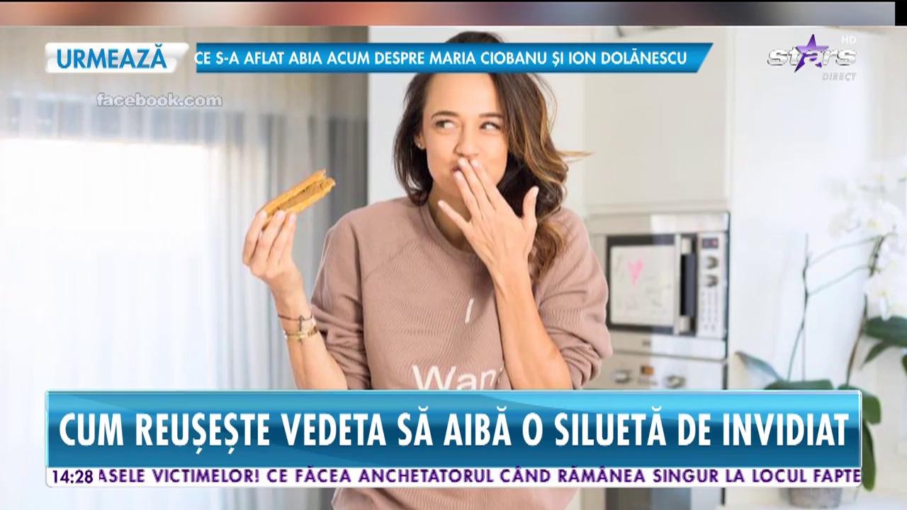 Cum reușește Andreea Raicu să aibă o siluetă de invidiat