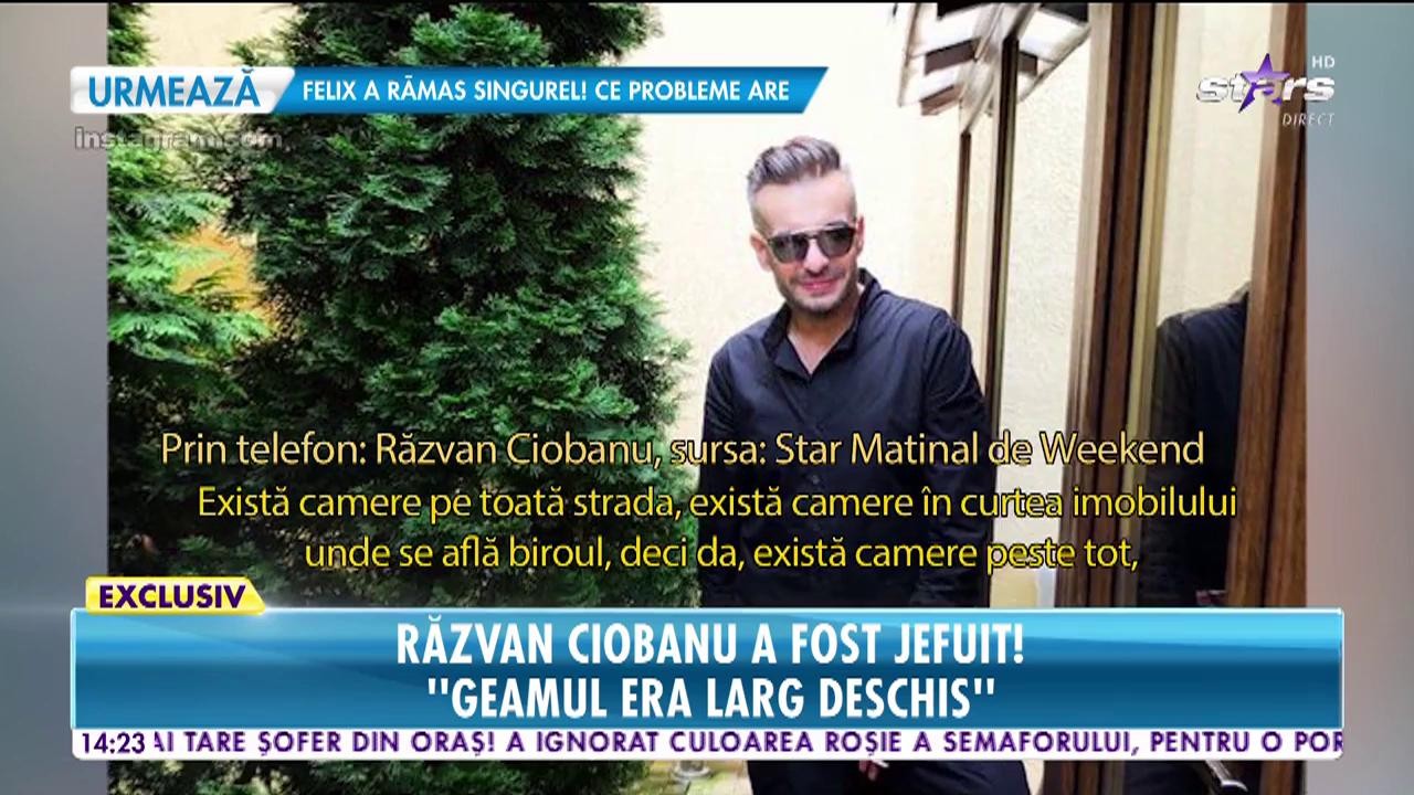 Răzvan Ciobanu a fost jefuit: "Sunt &icirc;ncă &icirc;n stare de șoc"