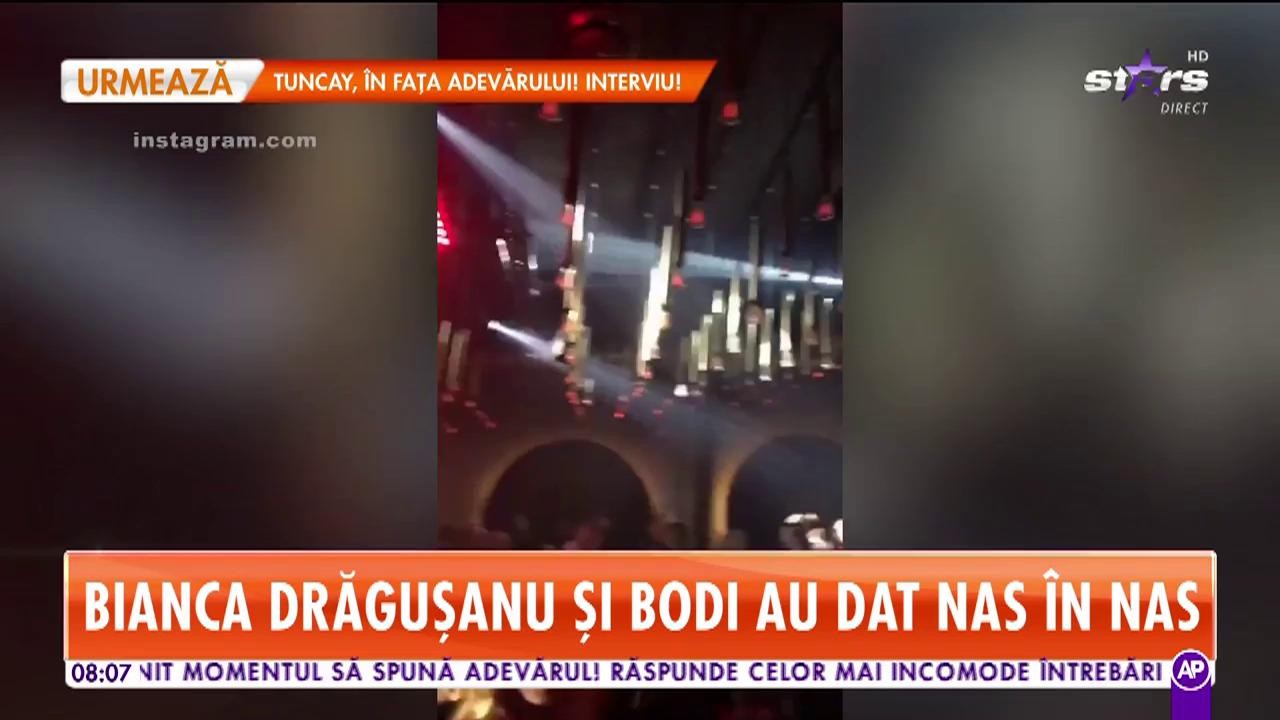 Bianca Drăguşanu și Alex Bodi, &icirc;nt&acirc;lnirea de gradul zero &icirc;ntr-un club de fiţe