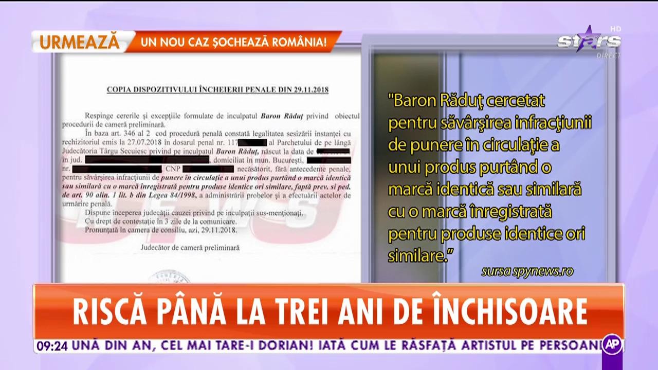 Radu Baron, impresarul artiștilor, la un pas de &icirc;nchisoare