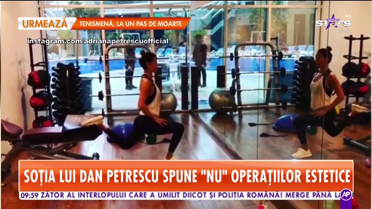 Adriana, soţia lui Dan Petrescu, munceşte din greu să arate at&acirc;t de bine