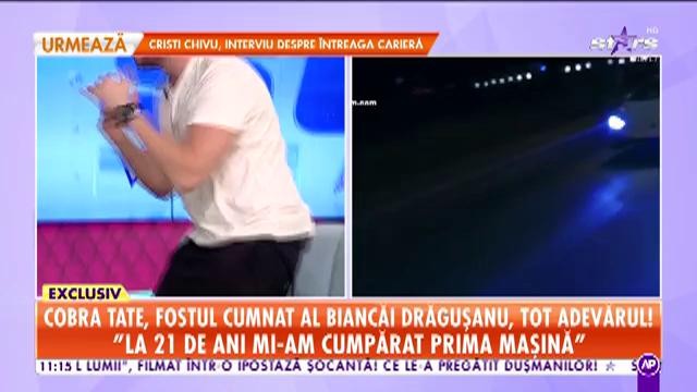 Cobra Tate, fostul cumnat al Biancăi Drăgușanu, spune tot adevărul. Cum a ajuns să facă furori pe străzile din Rom&acirc;nia