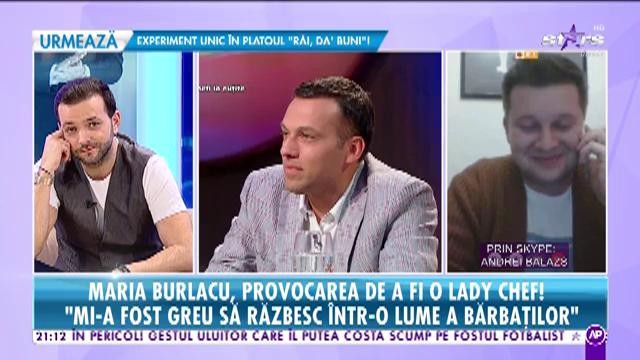 Maria Burlacu și Andrei Balazs, finaliștii lui Cătălin Scărlătescu, replică pentru câștigătorul Mihai Munteanu: "Dacă ar fi să gătim singuri, toți trei, eu sau Maria trebuia să fim câștigători"