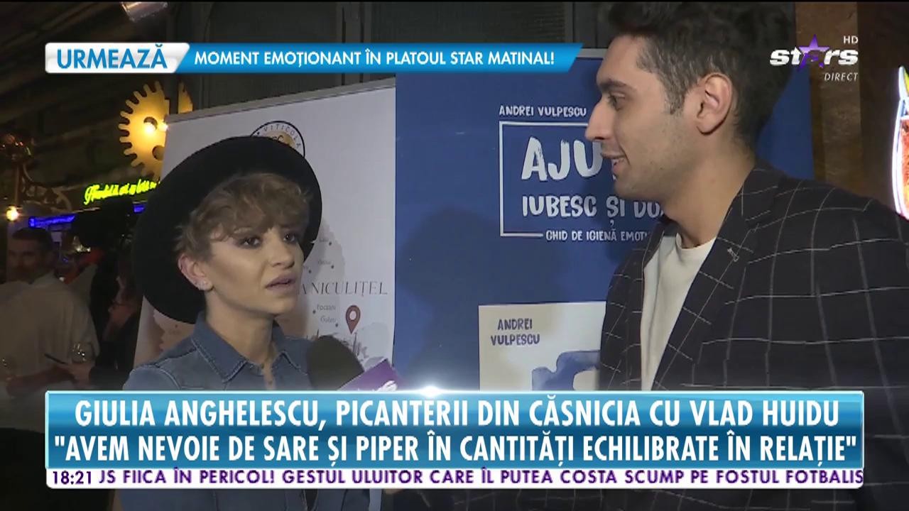 Giulia Anghelescu, picanterii din căsnicia cu Vlad Huidu