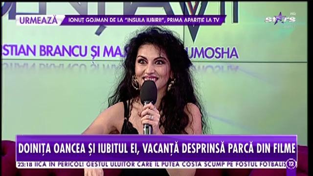 Doiniţa Oancea și iubitul ei, vacanță desprinsă parcă din filme