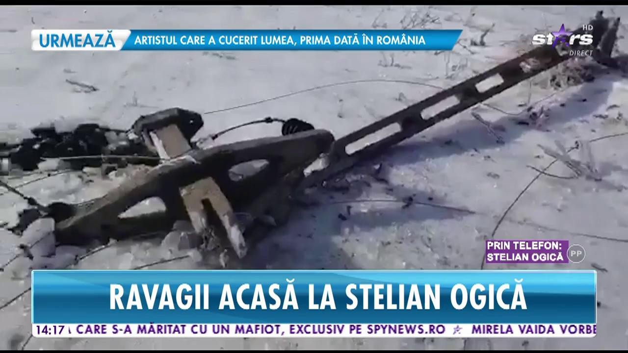 Ploaia &icirc;nghețată, ravagii acasă la Stelian Ogică