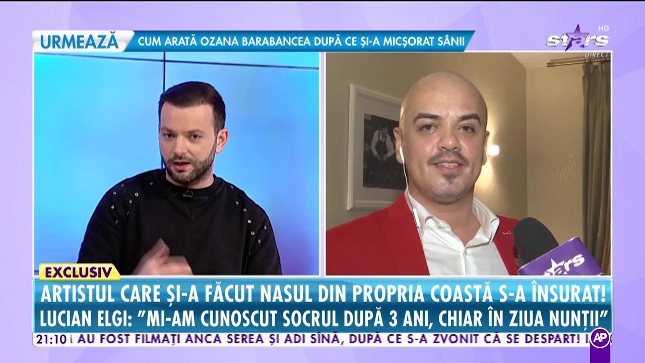 Lucian Elgi, artistul care şi-a făcut nasul din propria coastă s-a însurat!