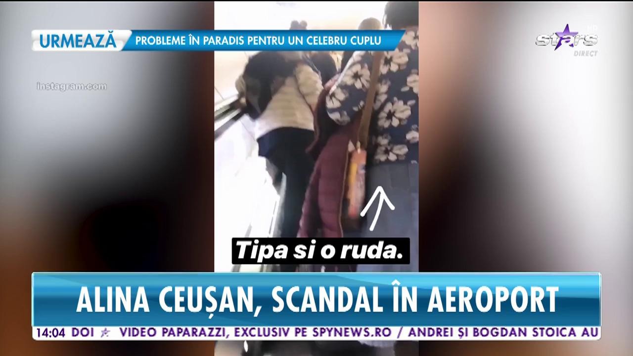 Alina Ceușan, scandal &icirc;n aeroport