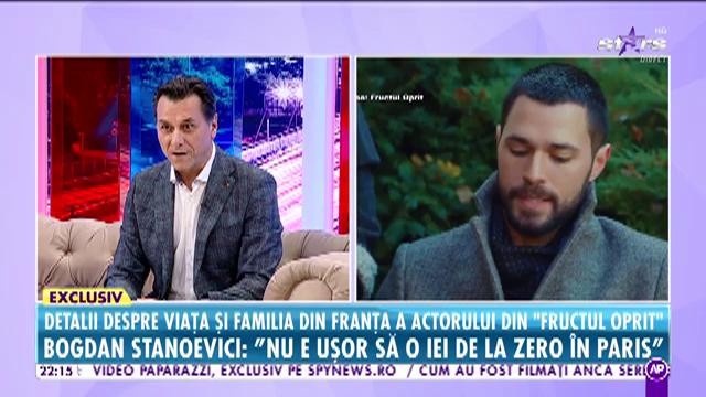 Detalii despre viaţa şi familia lui Bogdan Stanoevici, actorul din serialul "Fructul oprit"