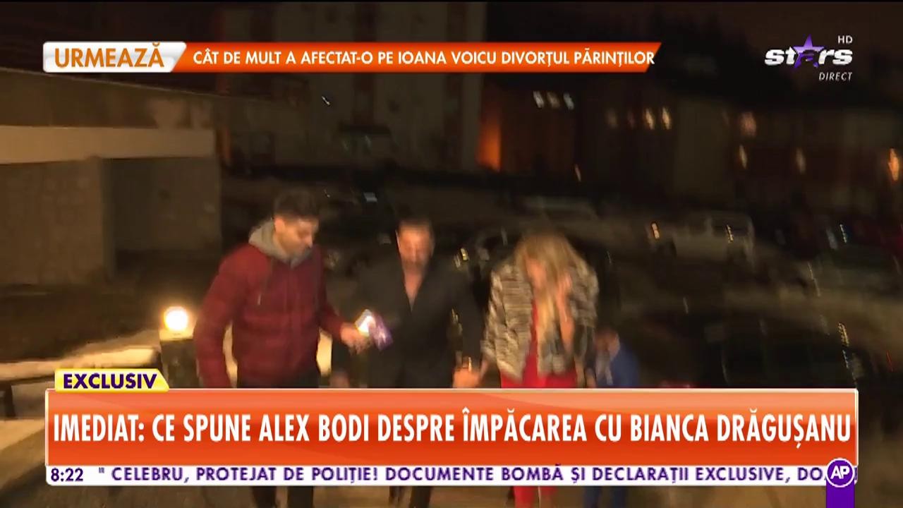Imagini &icirc;n exclusivitate cu Bianca Drăgușanu şi Alex Bodi, naşi de botez