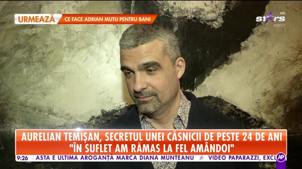 Aurelian Temișan, secretul unei căsnicii de peste 24 de ani: &rdquo;Ca totul să meargă bine &icirc;n căsnicie nu ridica pretenţiile faţă de partener!&rdquo;