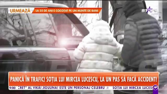 Panică &icirc;n trafic. Soţia lui Mircea Lucescu a fost la un pas de accident!