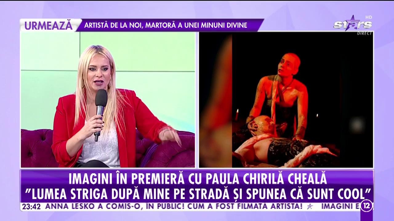 Imagini &icirc;n premieră cu Paula Chirilă cheală! "Nu se puteau obişnui cu look-ul meu"