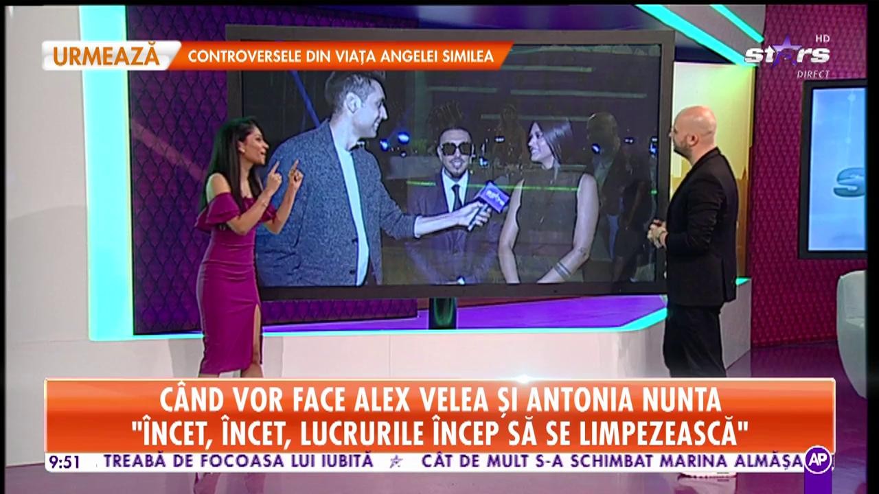 Alex Velea şi Antonia se pregătesc de nuntă!