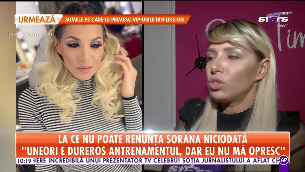 Am aflat la ce nu poate renunţa Sorana Darclee nici &icirc;n ruptul capului!