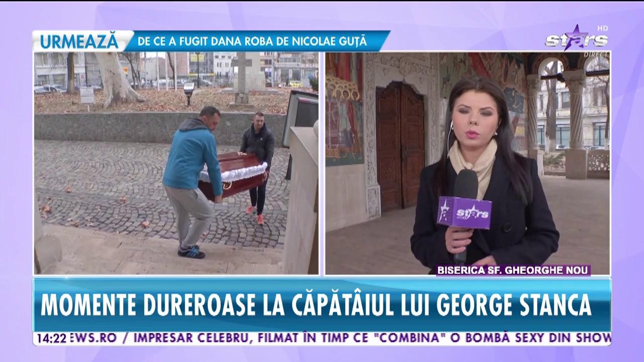 Momente dureroase la căpăt&acirc;iul lui George Stanca