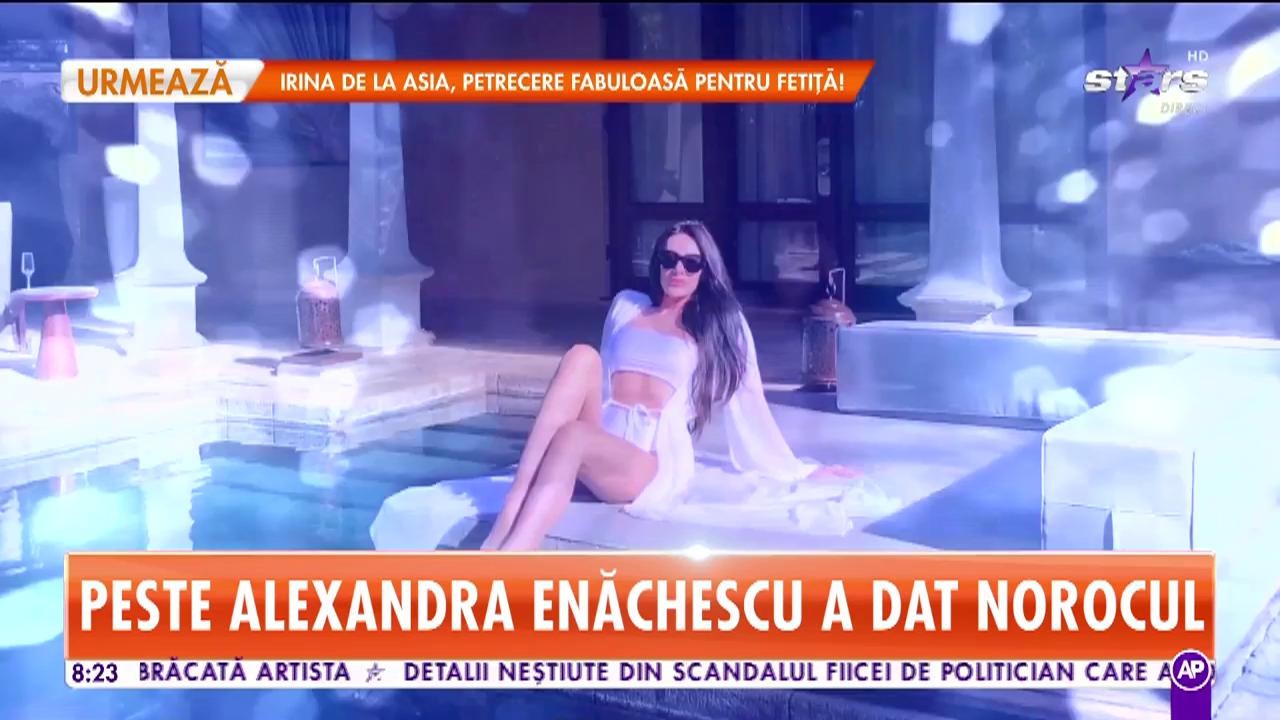 Super imagini din Mauritius cu Alexandra Enăchescu