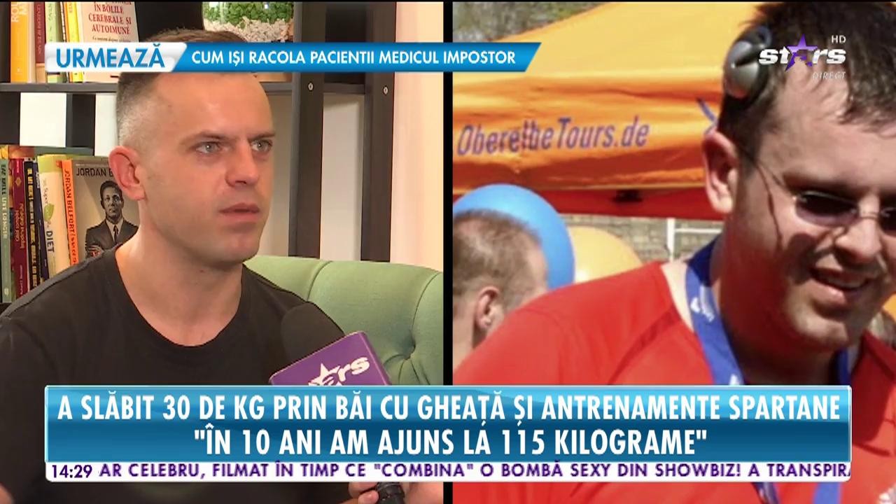 A slăbit 30 de kilograme printr-o tehnică rară!