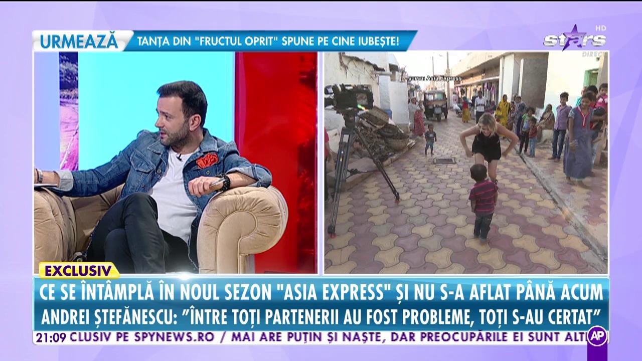 Ce se întâmplă în noul sezon Asia Express. Andrei Ștefănescu: ”Între toți partenerii au fost probleme, toți s-au certat”