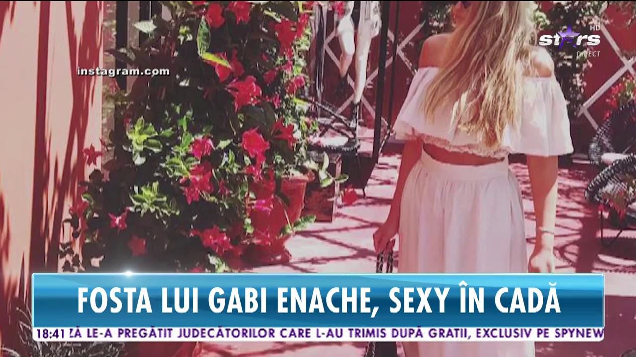 Fosta nevastă a lui Gabriel Enache s-a pozat dezbrăcată