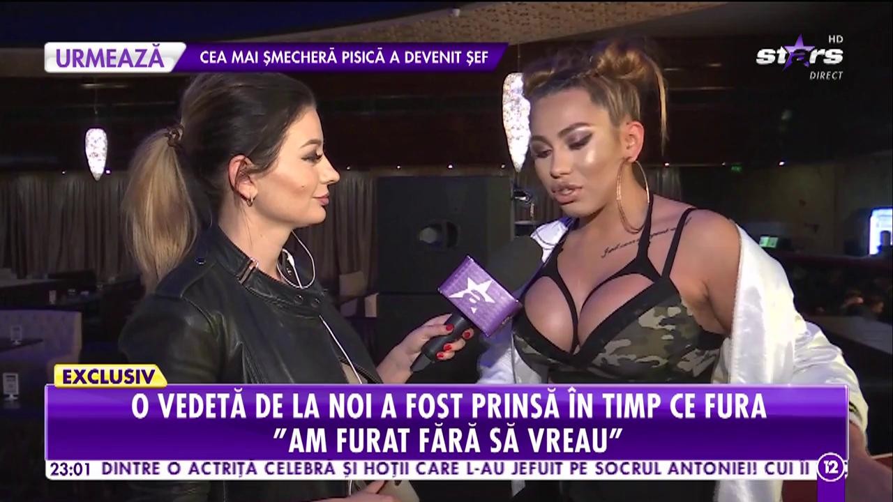 O vedetă de la noi a fost prinsă &icirc;n timp ce fura: &rdquo;Am furat fără să vreau&rdquo;