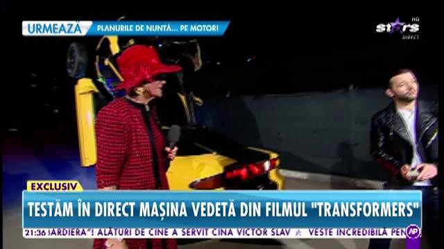 Mașina vedetă din filmul Transformers, testată la Răi da Buni