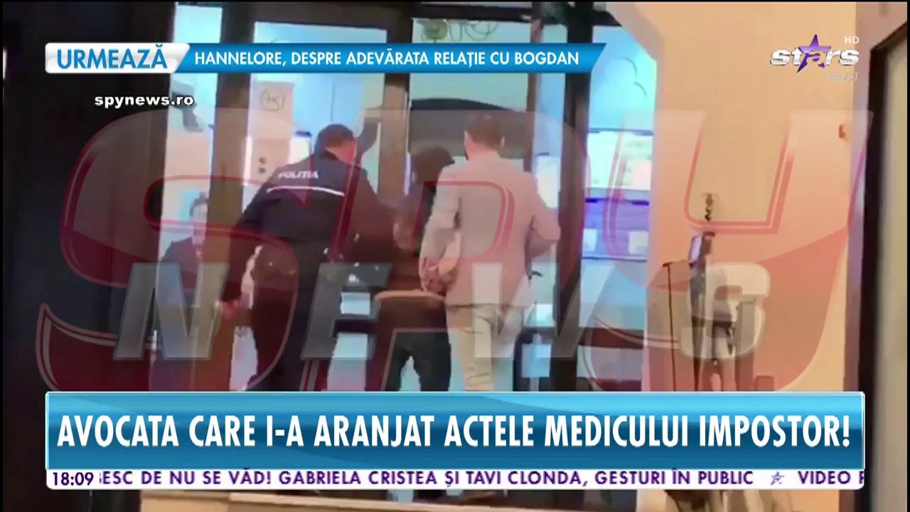 Avocata care i-a aranjat actele medicului impostor, primele declaraţii