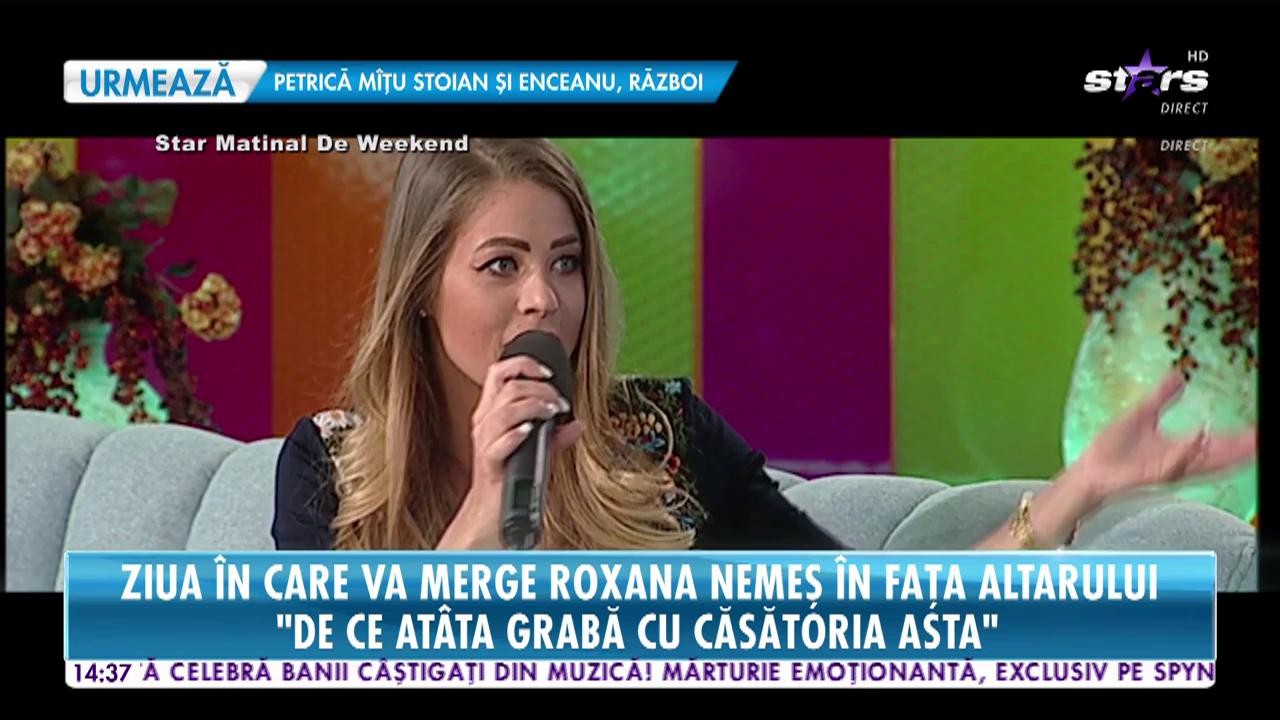 Ziua &icirc;n care va merge Roxana Nemeș &icirc;n fața altarului