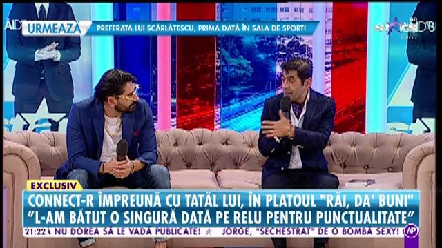 Connect-R şi tatăl lui, în platoul lui Morar: "Mi-ar fi plăcut ca fiul meu să ajungă preot!"