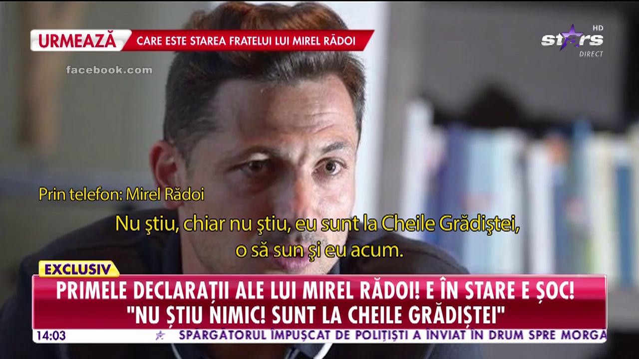 Fratele fotbalistului Mirel Rădoi s-a aruncat de la etajul patru