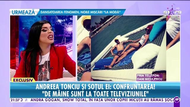 Andreea Tonciu şi soţul ei s-au confruntat în platoul lui Morar!