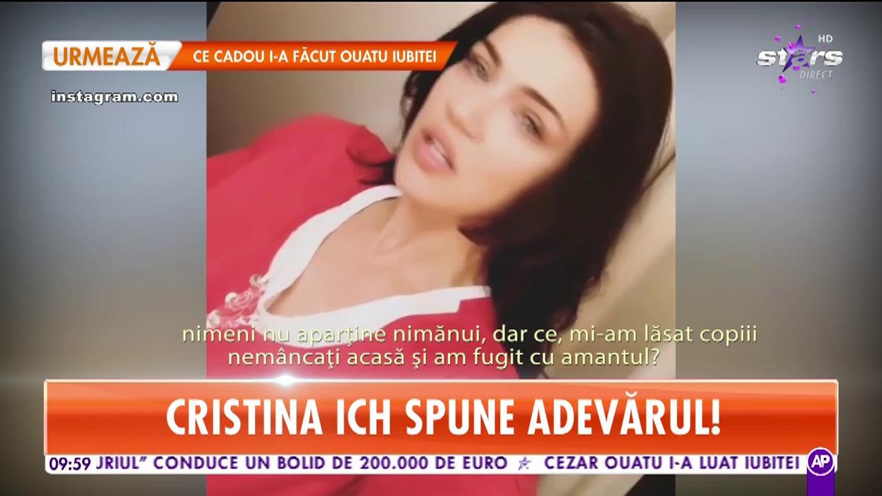 Cristina ICH, primele declaraţii despre &icirc;nt&acirc;lnirea cu fostul iubit!