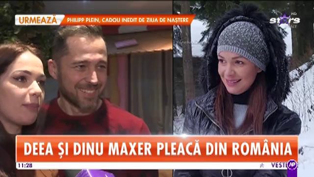 Deea şi Dinu Maxer se pregătesc să plece &icirc;n aventura vieţii lor, departe de Rom&acirc;nia