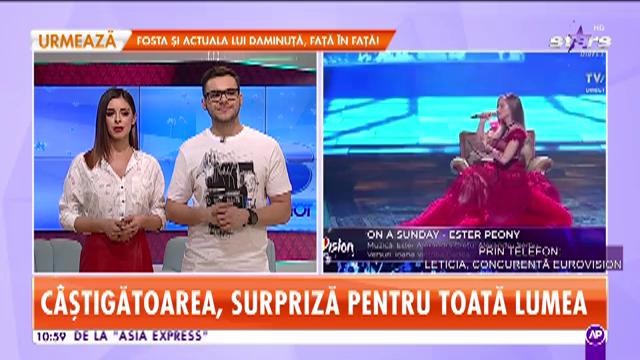 Ester Peony va reprezenta Rom&acirc;nia la Eurovision 2019 &icirc;n Israel. Letiția Moisescu face dezvăluiri din culise
