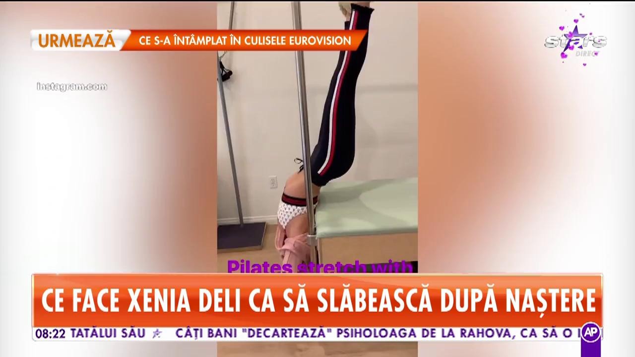 Ce face Xenia Deli ca să slăbească după naștere