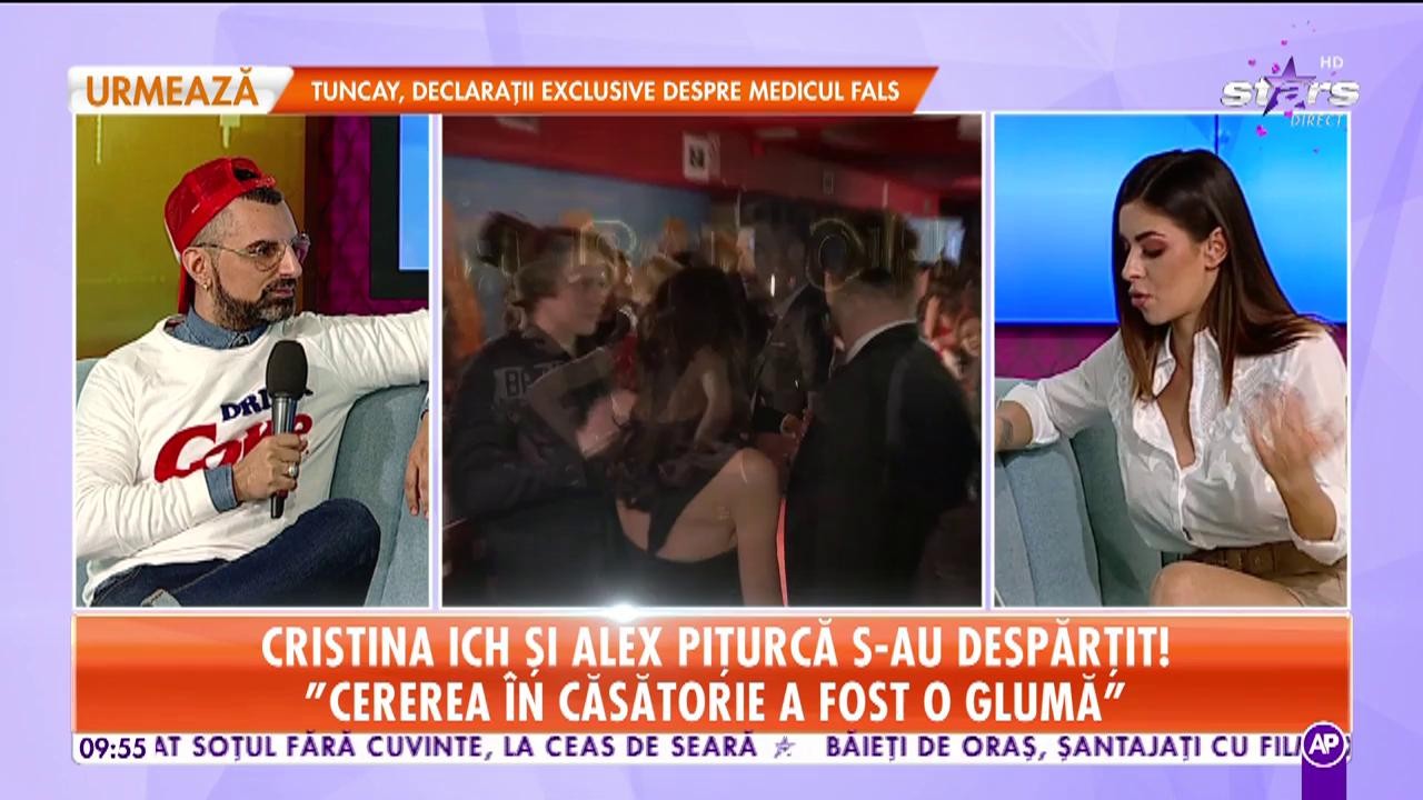 Cristina Ich şi Alex Piţurcă s-au despărţit: &bdquo;Cererea &icirc;n căsătorie a fost o glumă&rdquo;