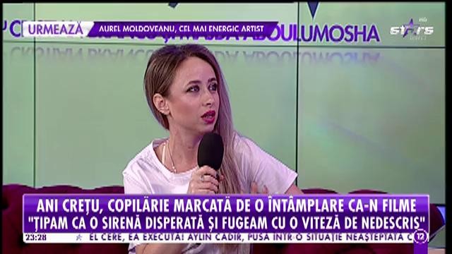 Ani Crețu, copilărie marcată de o &icirc;nt&acirc;mplare ca &icirc;n filme: "Ţipam ca o sirenă disperată şi fugeam cu o viteză de nedescris"