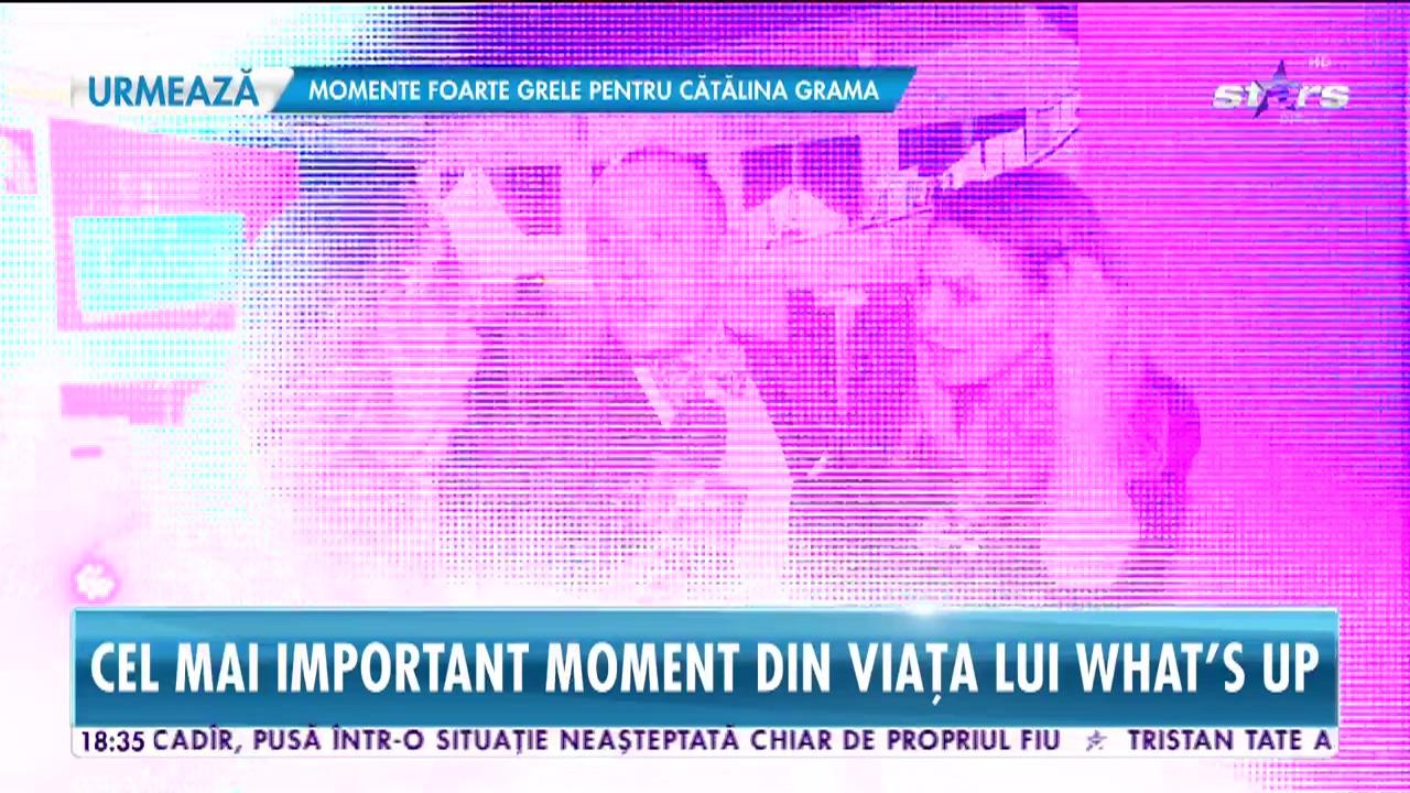 Cel mai important moment din viața lui What's Up. Artistul nu va uita niciodată ce a simțit atunci