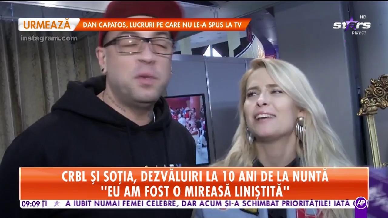 CRBL şi soţia, dezvăluiri la zece ani de la nuntă: &rdquo;C&acirc;nd e iubire, este și gelozie&rdquo;