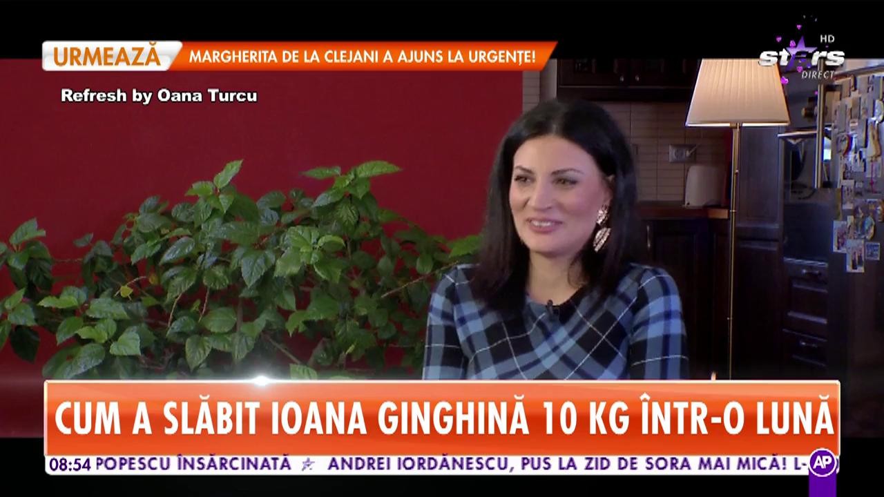 Cum a slăbit Ioana Ginghină zece kilograme &icirc;ntr-o lună: "Vara țin o dietă cu pepene &icirc;n care slăbesc 3-5 kilograme"