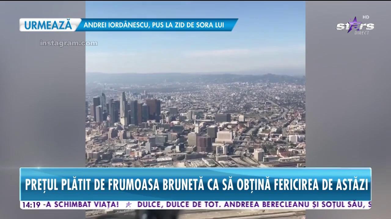 Imagini inedite cu Anamaria Feretz la manșa avionului