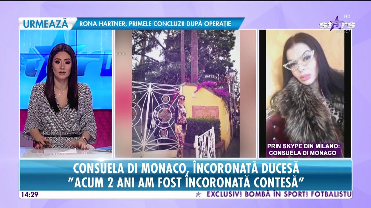 Consuela Di Monaco, încoronată ducesă! Cum a ajuns să obțină titlul nobiliar