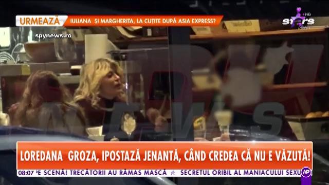 Loredana Groza a ieşit să ia masa &icirc;n oraş şi a lăsat bunele maniere acasă. Vedeta a fost surpinsă &icirc;ntr-un moment jenant